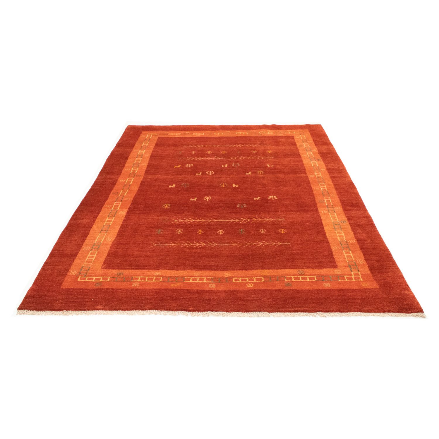 Tappeto Gabbeh - Loribaft Persero - 233 x 173 cm - rosso