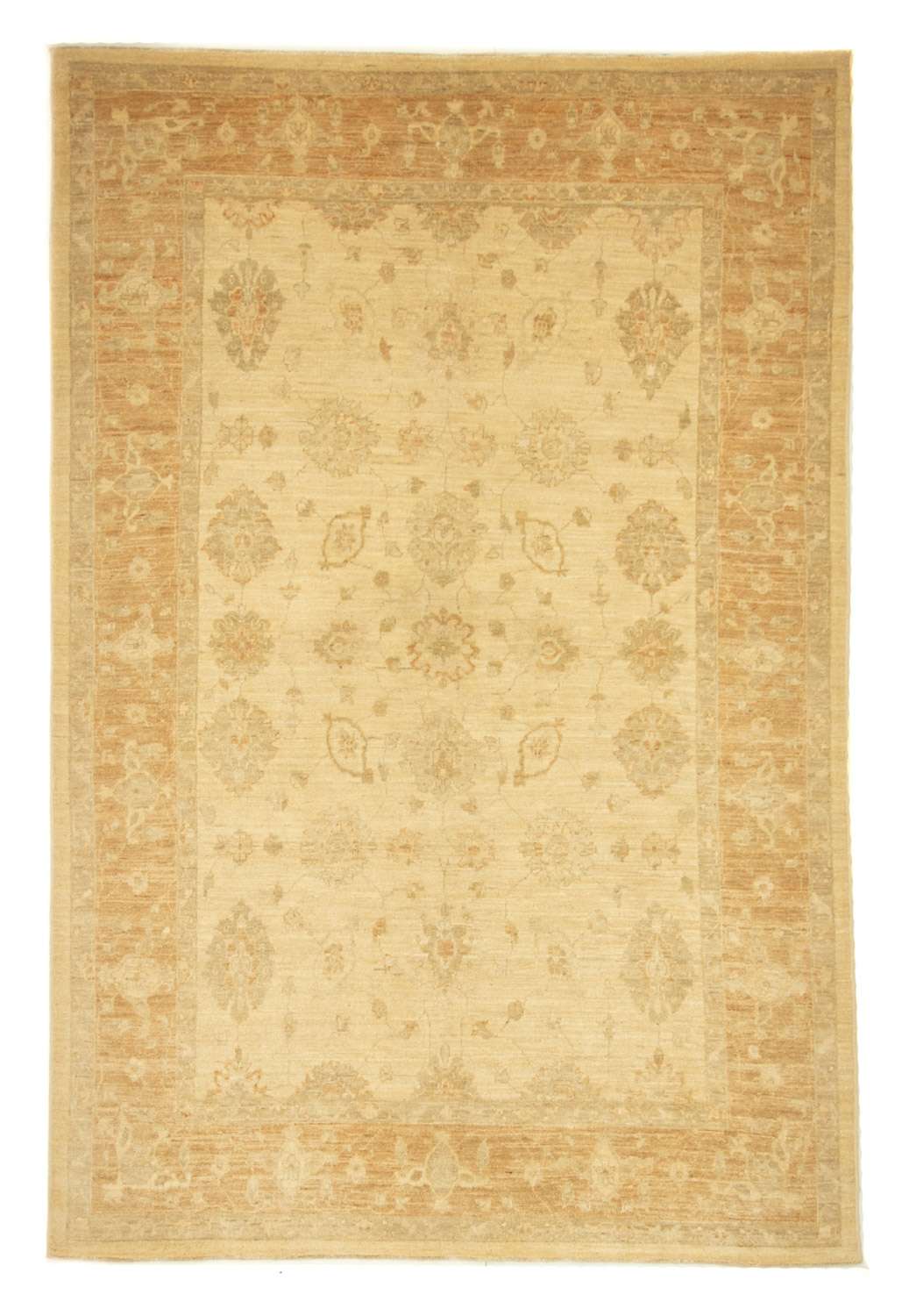 Persisk tæppe - Tabriz - 246 x 169 cm - beige