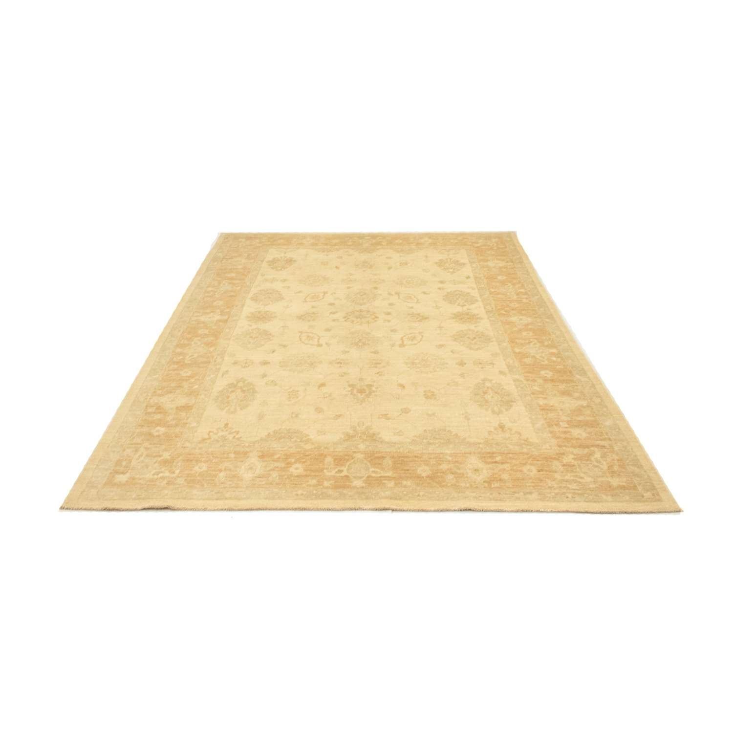 Perský koberec - Tabríz - 246 x 169 cm - béžová