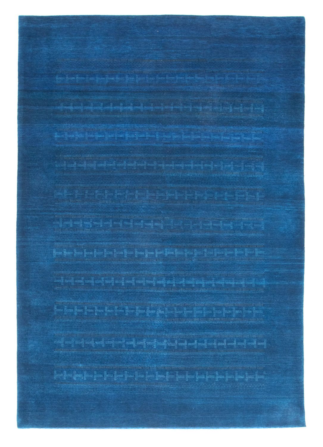 Gabbeh Tapijt - Loribaft Perzisch - 243 x 171 cm - blauw