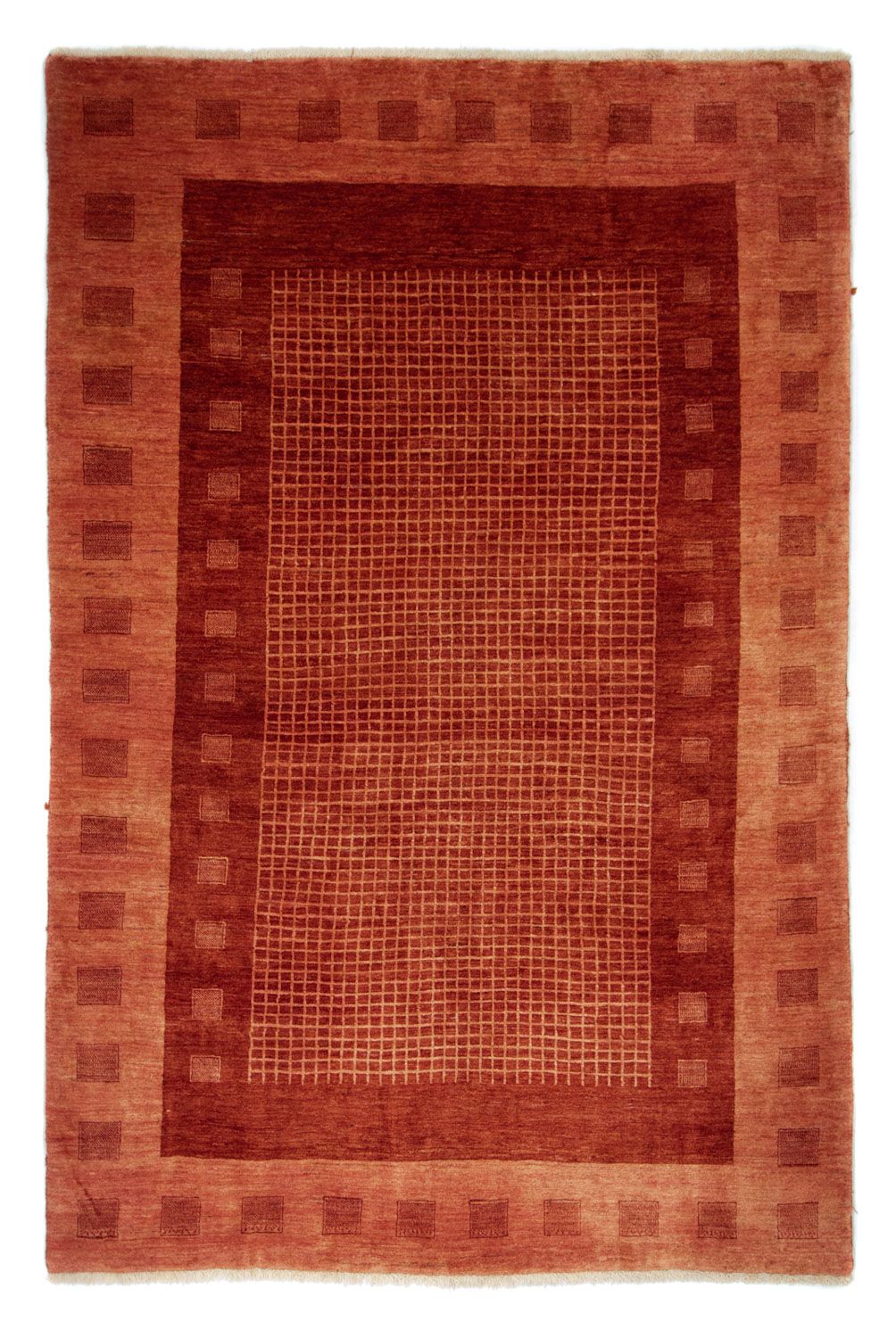 Tapis Gabbeh - Loribaft Persan - 286 x 189 cm - rouge