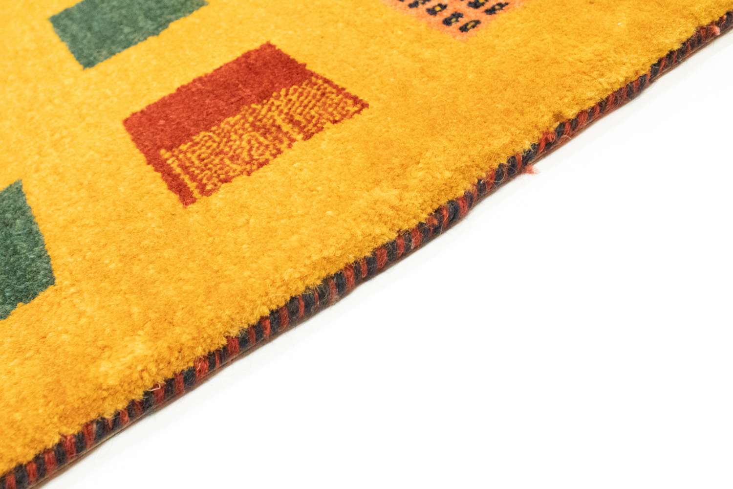 Gabbeh teppe - Loribaft persisk teppe - 181 x 130 cm - gull