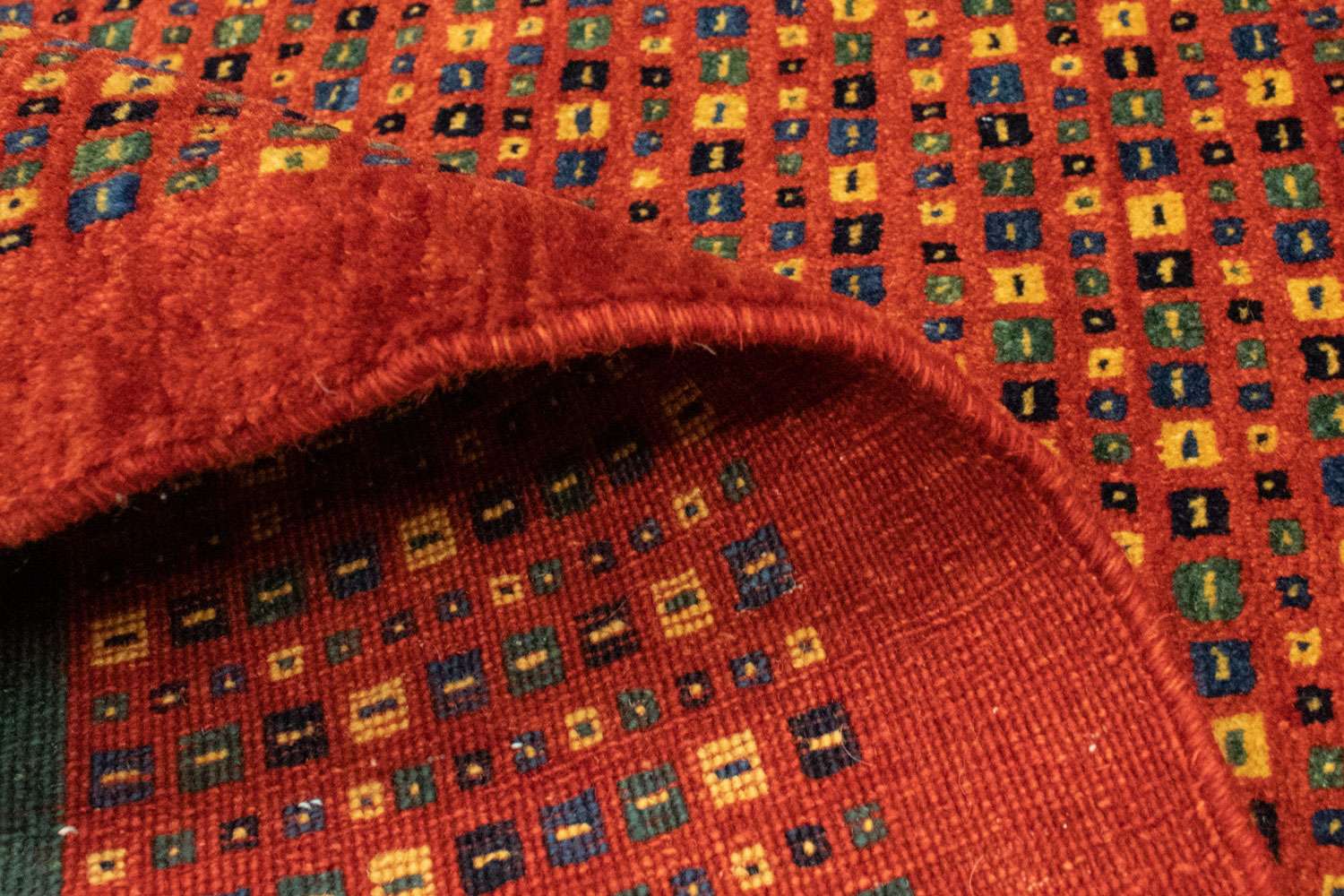 Gabbeh teppe - Loribaft persisk teppe - 178 x 122 cm - rød