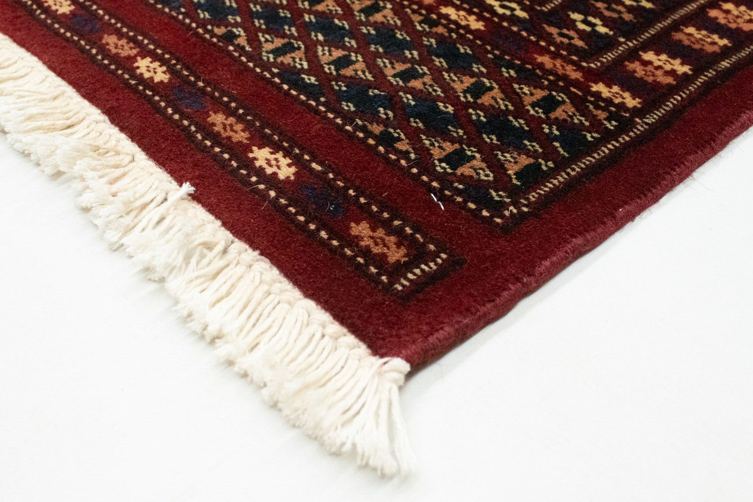 Afghaans tapijt - Bukhara vierkant  - 205 x 205 cm - rood