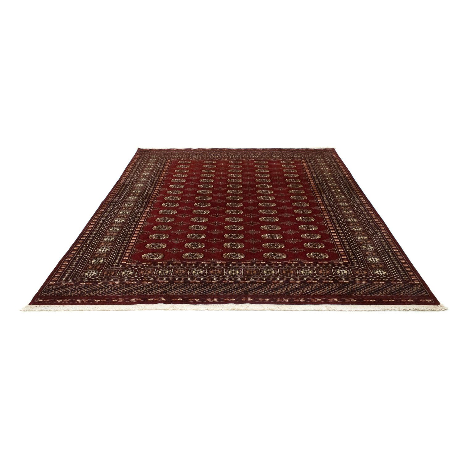 Tapis afghan - Boukhara - 244 x 205 cm - rouge