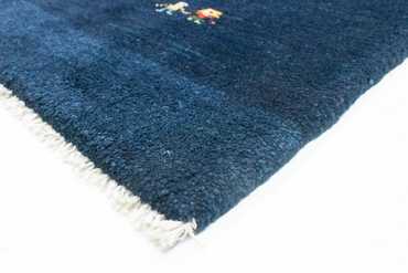 Tappeto corsia Tappeto Gabbeh - Persero - 293 x 111 cm - blu scuro