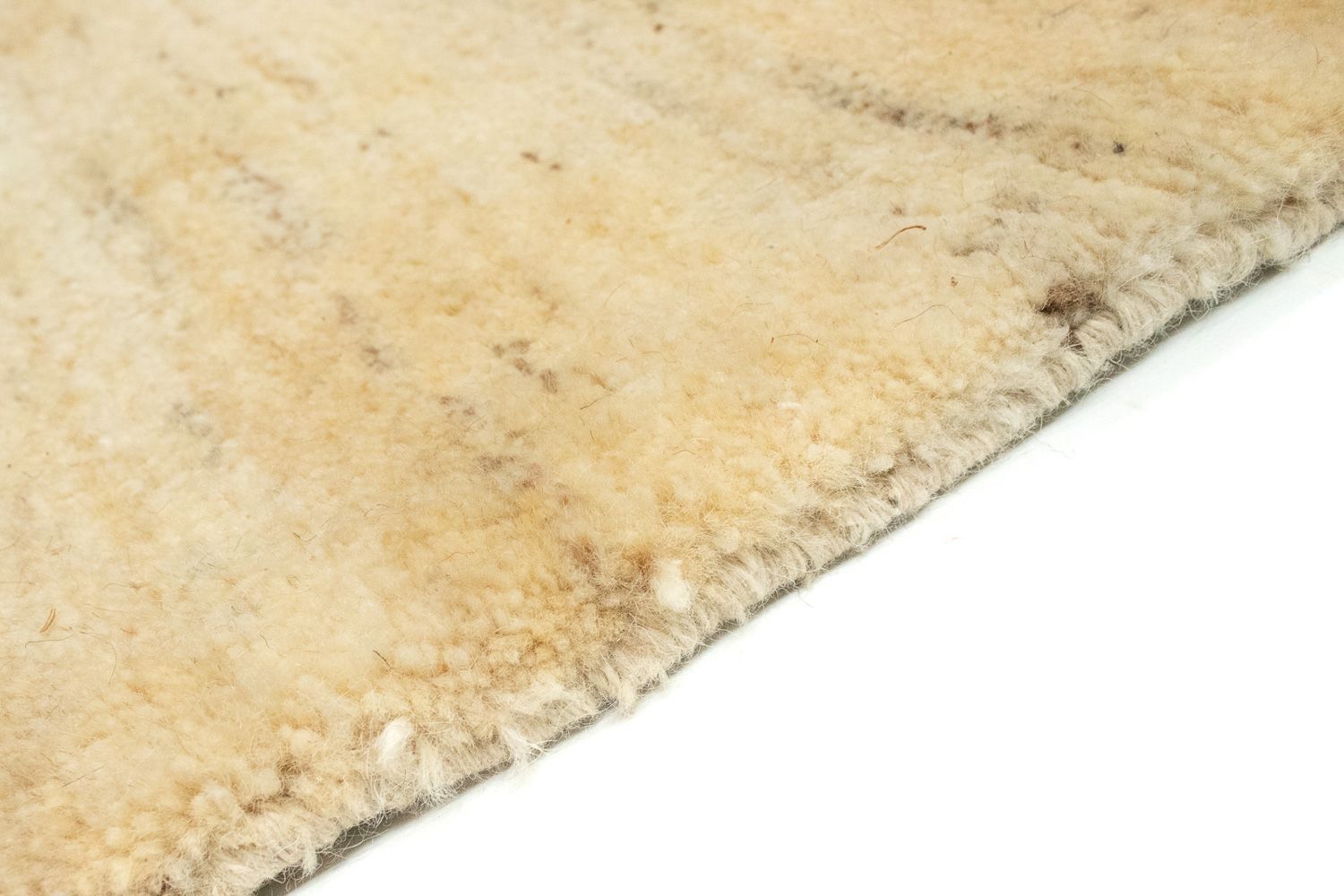 Tapis de couloir Tapis Gabbeh - Persan - 277 x 93 cm - beige