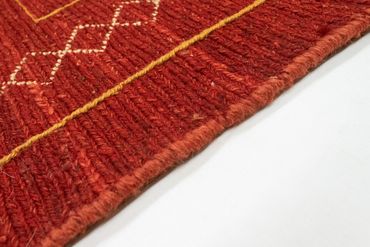 Tapis Gabbeh - Persan - 178 x 118 cm - rouge