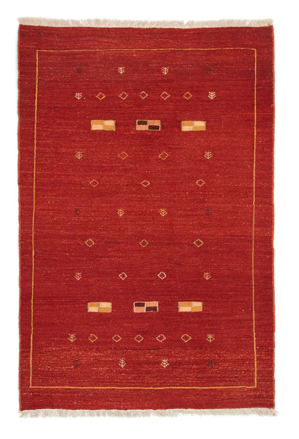 Gabbeh-tæppe - Persisk - 180 x 113 cm - rød