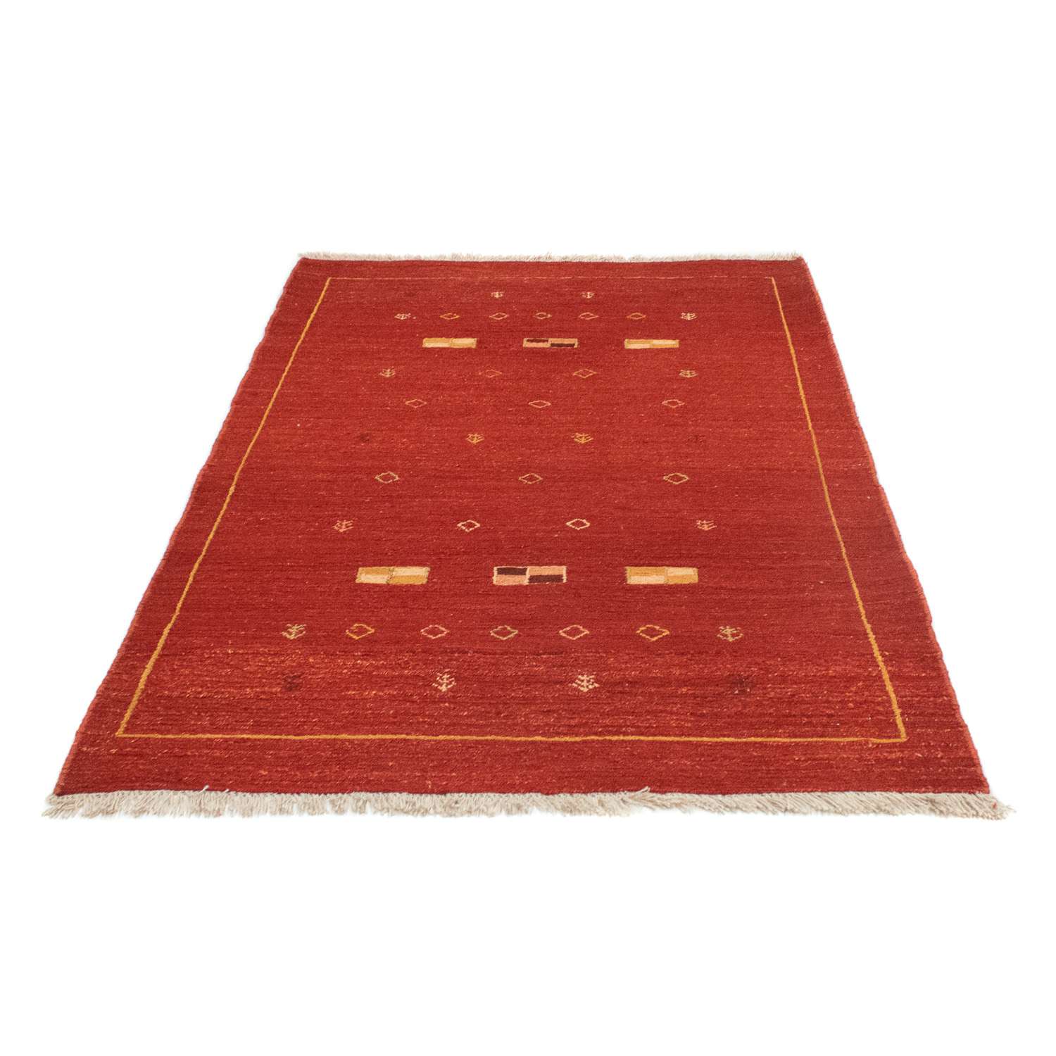 Gabbeh-teppe - persisk - 180 x 113 cm - rød