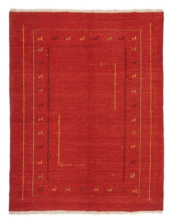 Tapete Gabbeh - Persa - 195 x 151 cm - vermelho