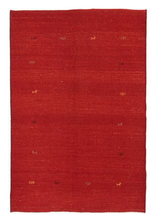 Gabbeh-matta - persisk - 208 x 138 cm - röd