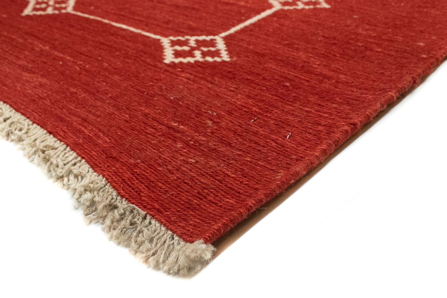 Tappeto Gabbeh - Persero - 194 x 150 cm - rosso