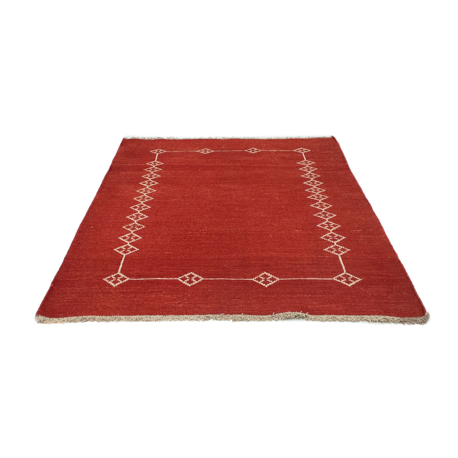 Tapis Gabbeh - Persan - 194 x 150 cm - rouge