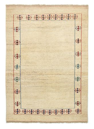 Gabbeh-matta - persisk - 206 x 147 cm - beige