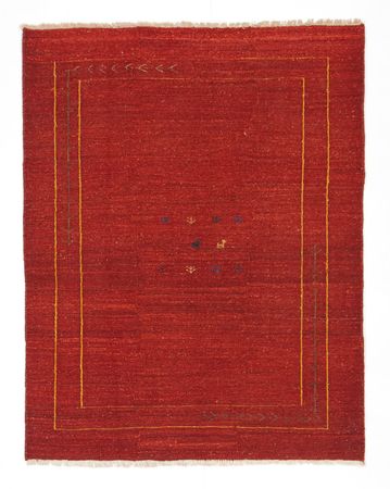 Alfombra Gabbeh - Persa - 185 x 142 cm - rojo