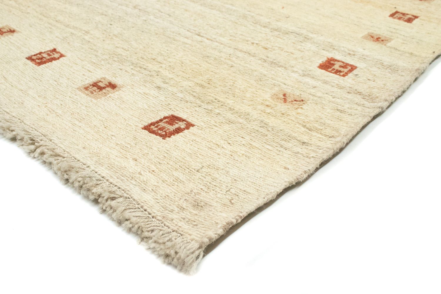 Gabbeh-matta - persisk - 184 x 124 cm - beige