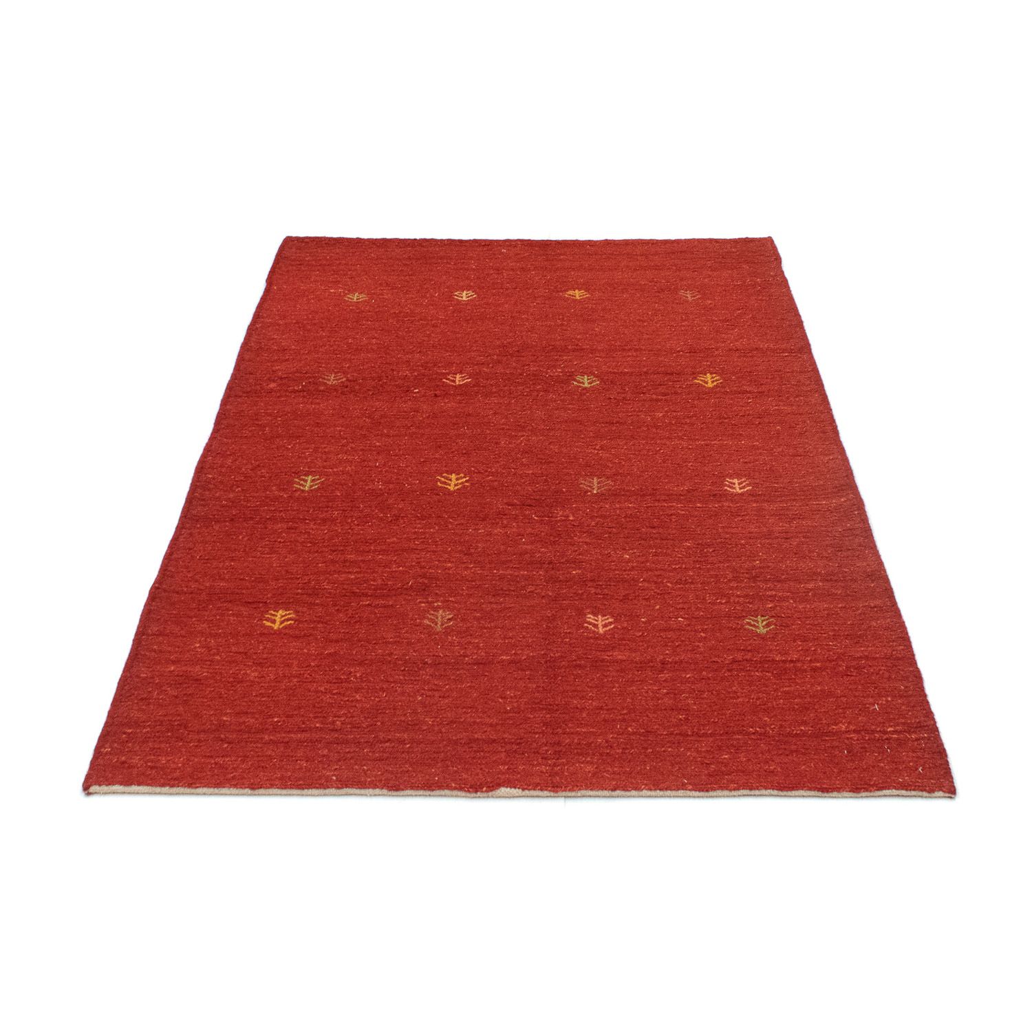 Tapis Gabbeh - Persan - 151 x 100 cm - rouge