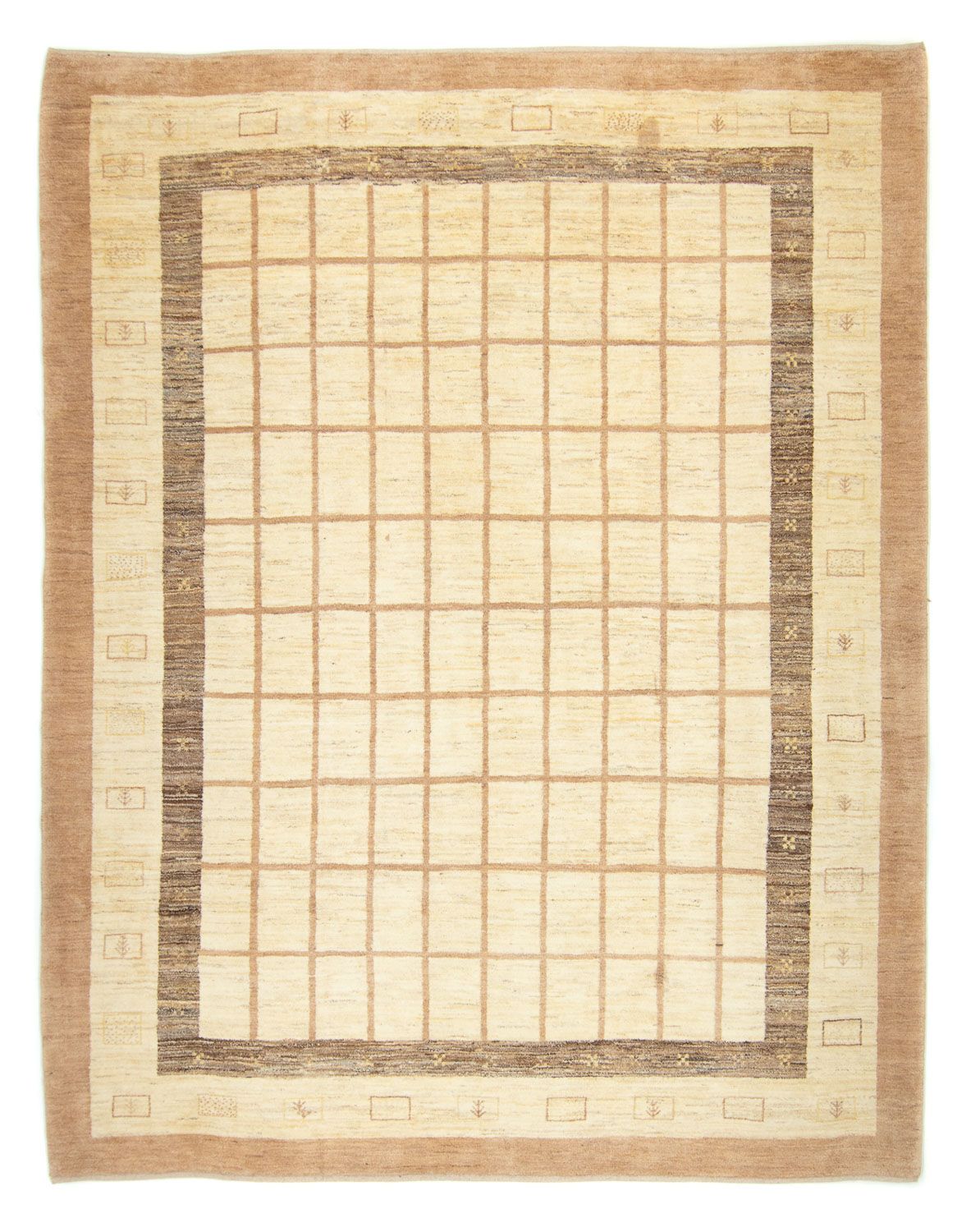 Gabbeh-teppe - persisk - 323 x 254 cm - beige