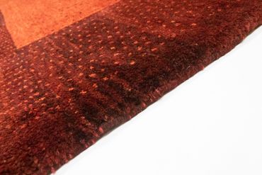 Tapis Gabbeh - Persan - 186 x 152 cm - rouge