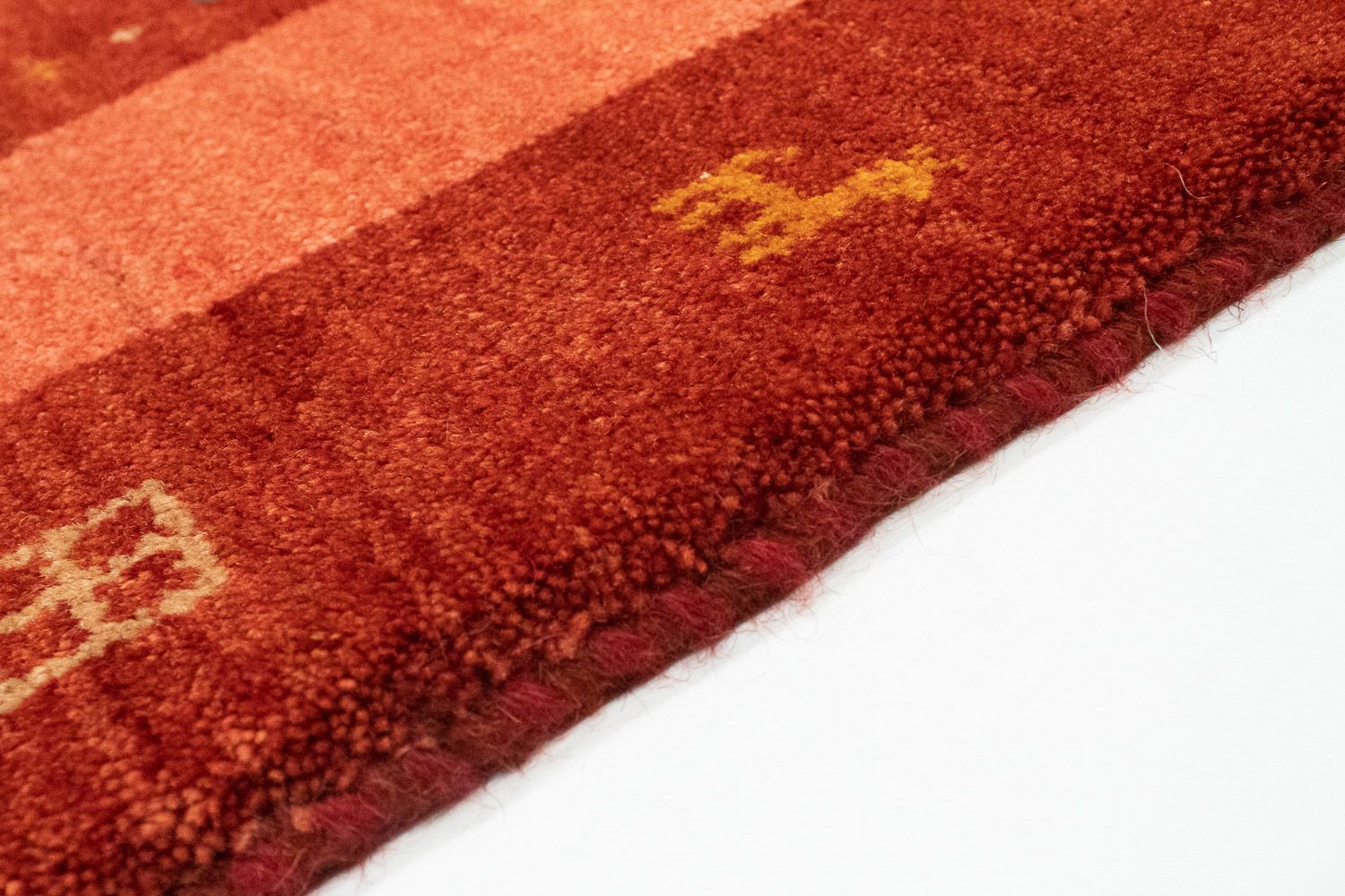 Gabbeh Rug - Perser - 201 x 146 cm - red