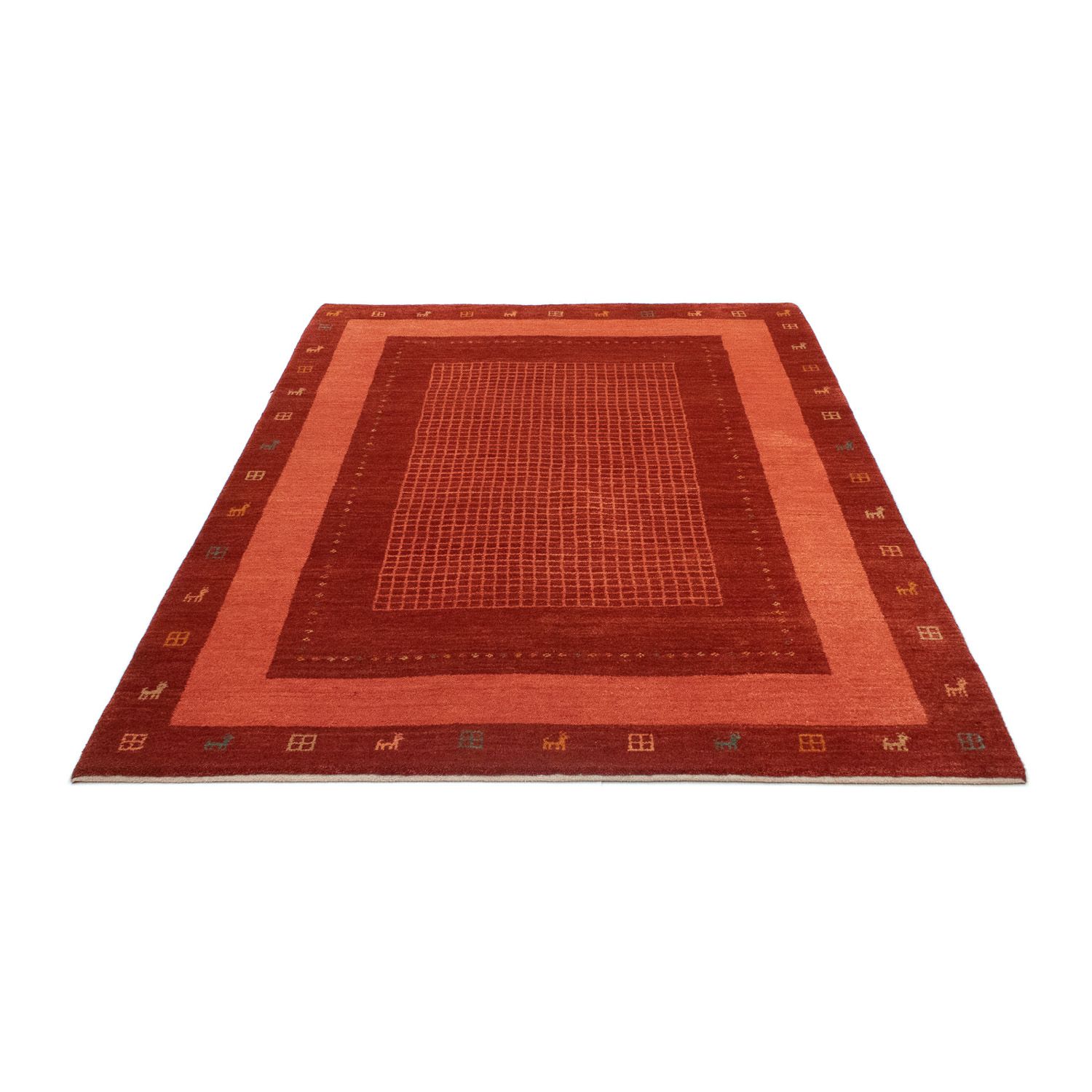 Gabbeh Rug - Perser - 201 x 146 cm - red