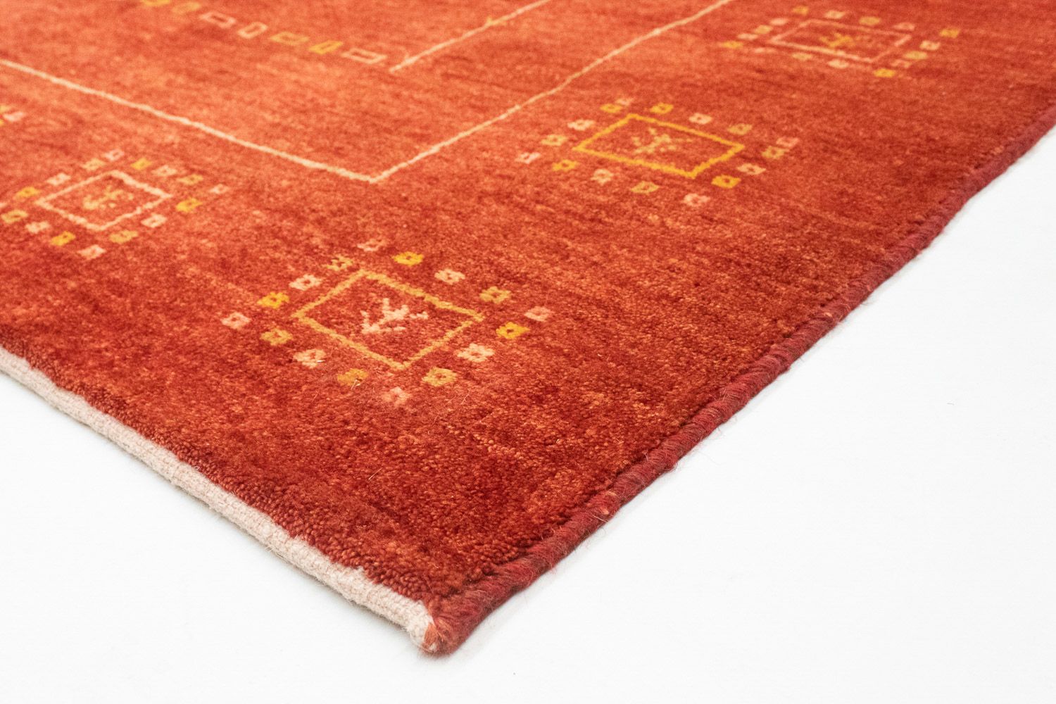 Gabbeh Rug - Perser - 194 x 150 cm - red