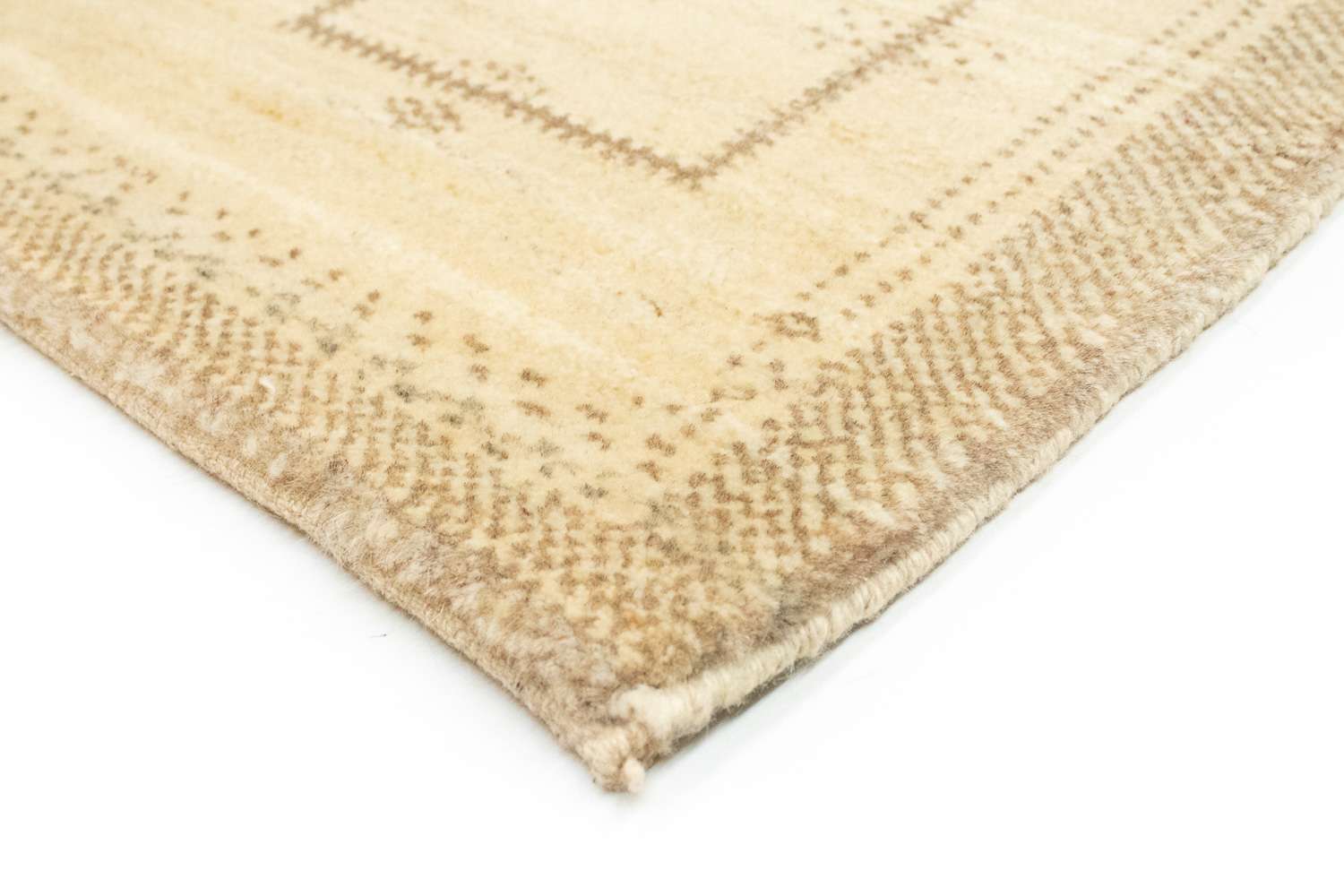Loper Gabbeh tapijt - Perzisch - 345 x 75 cm - beige
