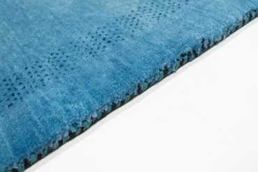 Loper Gabbeh Tapijt - Loribaft Perzisch - 246 x 77 cm - blauw