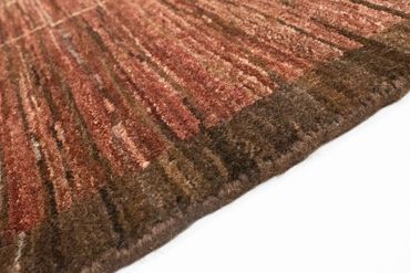 Gabbeh Tapijt - Loribaft Perzisch - 209 x 160 cm - licht choco