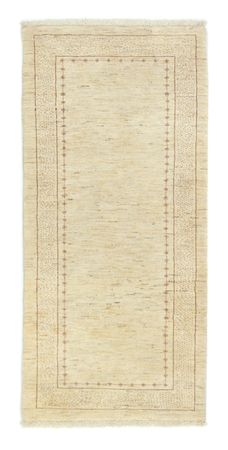 Løper Gabbeh teppe - Loribaft persisk teppe - 185 x 85 cm - beige