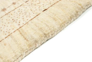 Løper Gabbeh teppe - Loribaft persisk teppe - 185 x 85 cm - beige