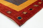 Tapis Gabbeh - Loribaft Persan - 158 x 112 cm - rouge