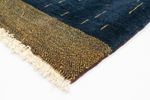 Tapis Gabbeh - Loribaft Persan - 160 x 116 cm - bleu foncé