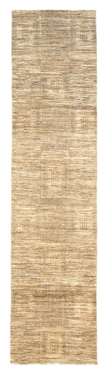 Loper Gabbeh tapijt - Indus - 303 x 75 cm - beige