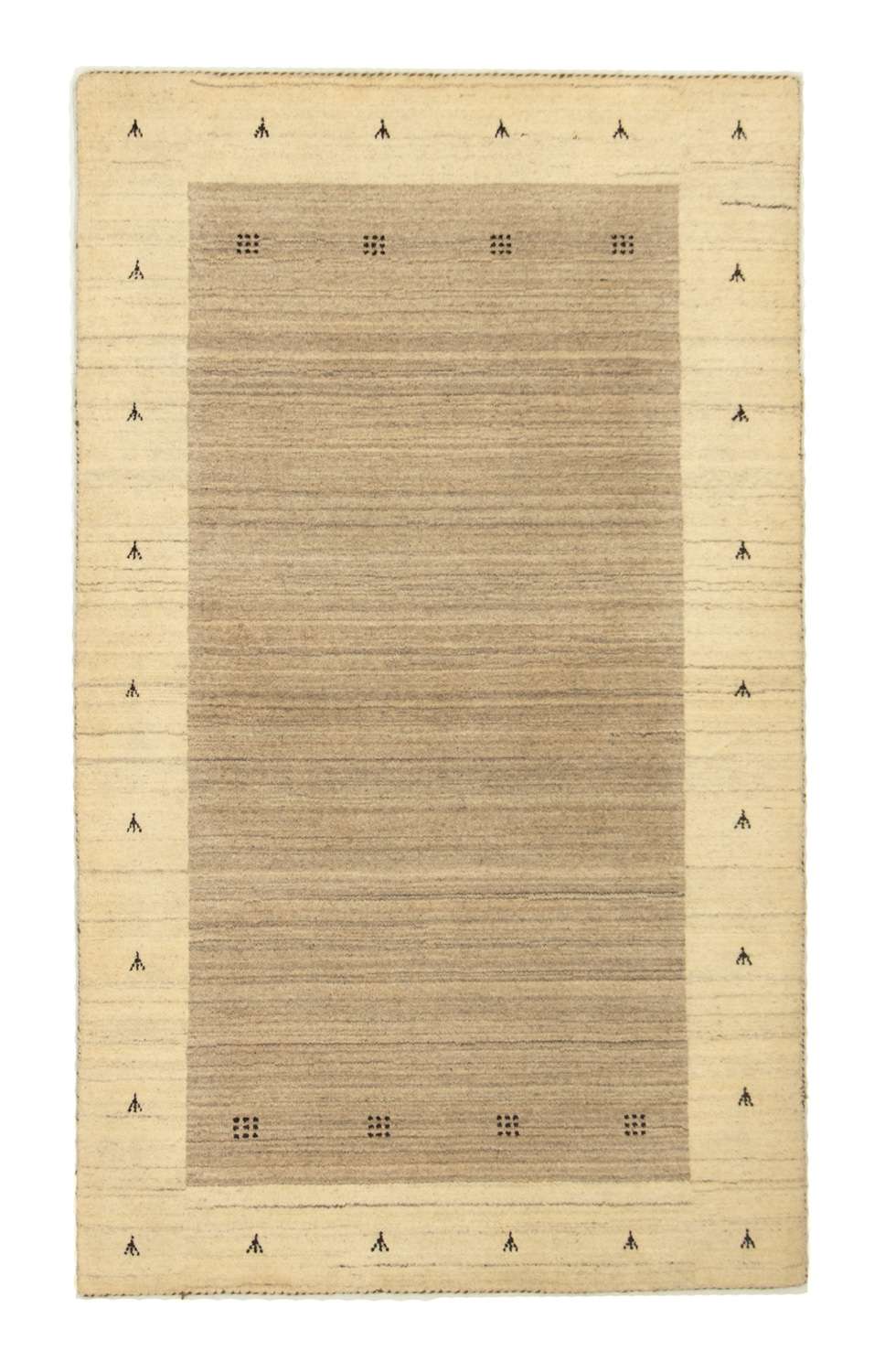 Gabbeh teppe - Loribaft persisk teppe - 160 x 90 cm - beige