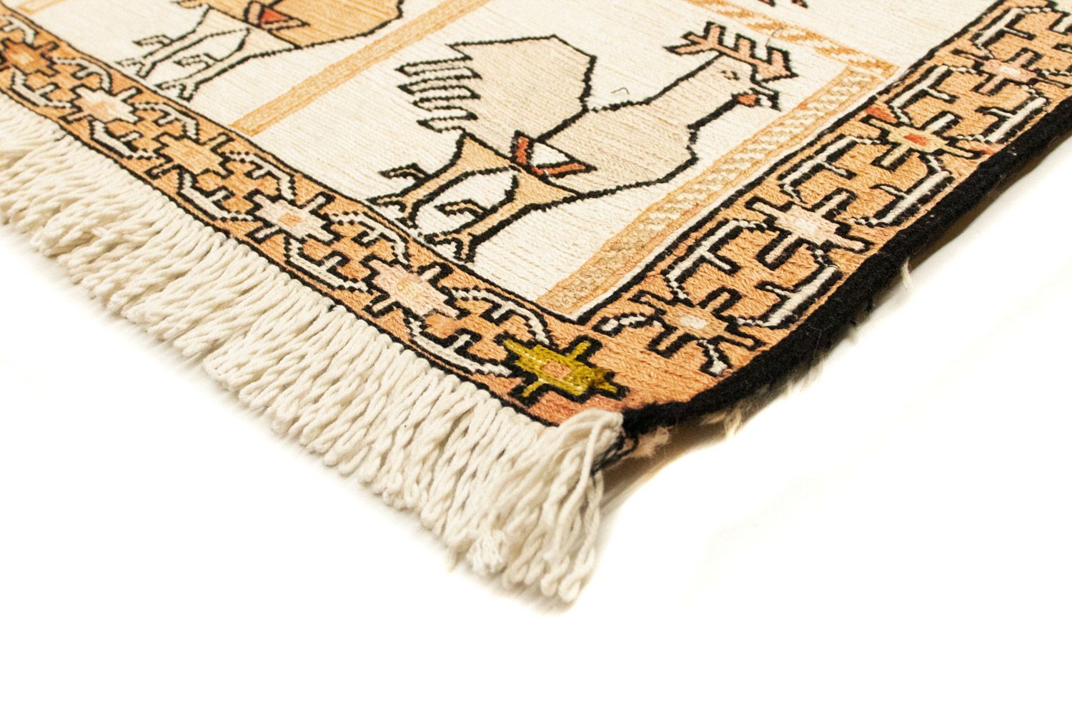 Perzisch tapijt - Tabriz - 200 x 119 cm - beige