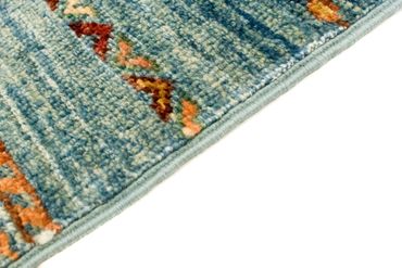 Tapis Ziegler - Moderne - 123 x 78 cm - turquoise