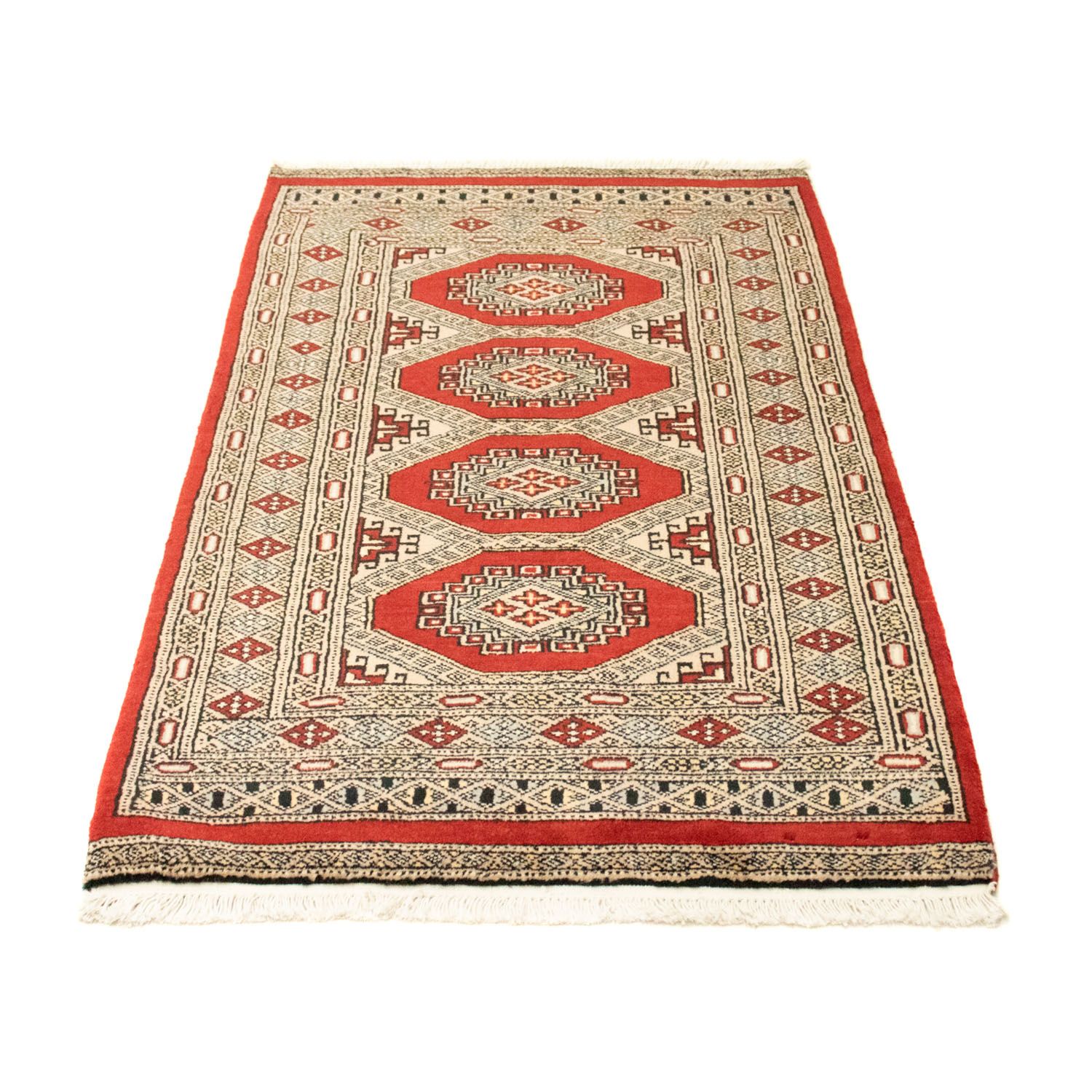 Afghaans tapijt - Bukhara - 133 x 78 cm - rood