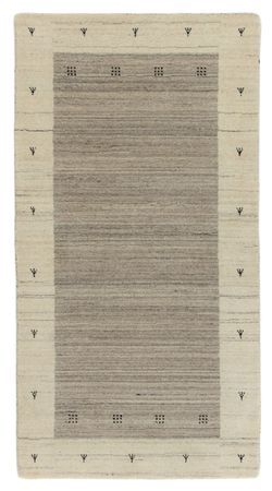 Alfombra Gabbeh - Loribaft Persa - 140 x 70 cm - beige