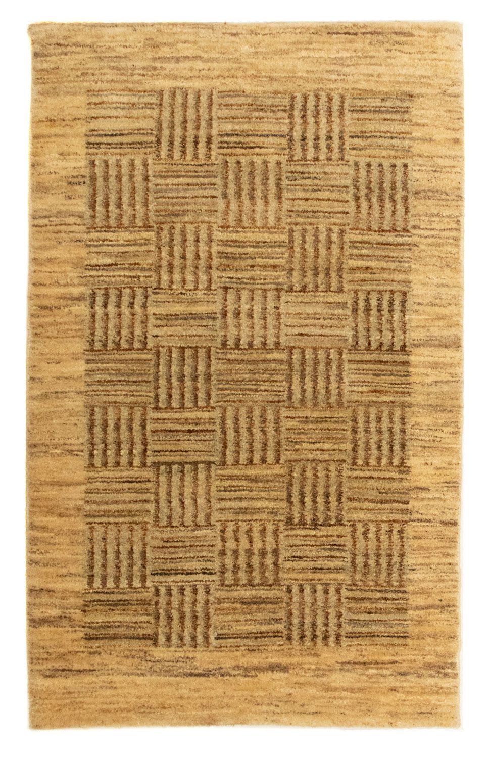 Gabbeh teppe - Indus - 95 x 59 cm - lysebrun