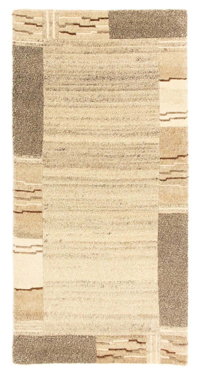 Tapis Népalais - 142 x 73 cm - beige