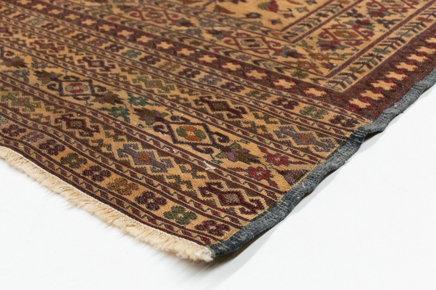 Kelim Carpet - orientalisk matta - 132 x 94 cm - flerfärgad