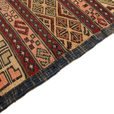 Tapete Kelim - Oriental - 180 x 126 cm - multicolorido