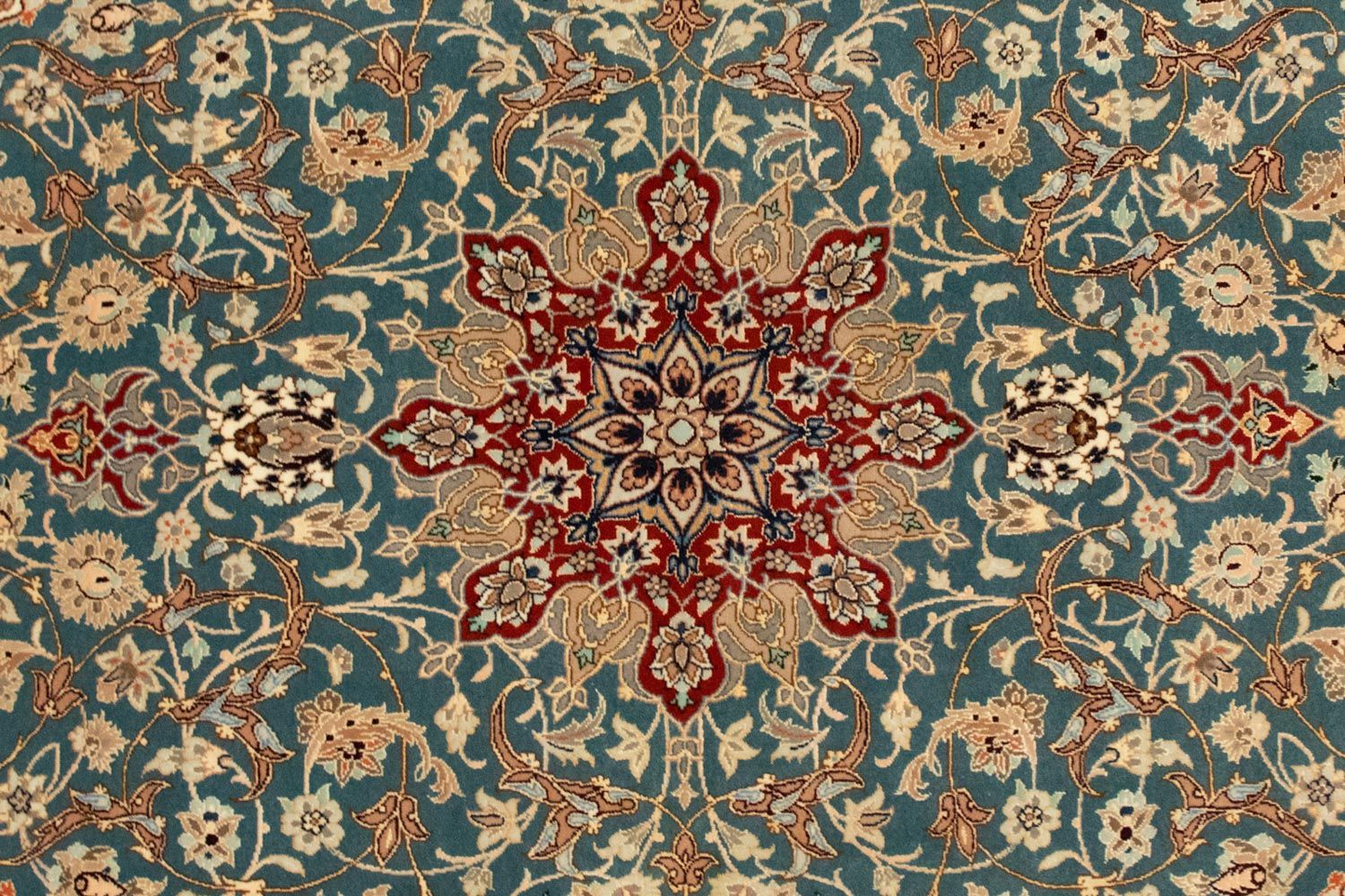 Dywan perski - Isfahan - Premium - 162 x 106 cm - czerwony