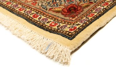 Alfombra persa - Ghom - 151 x 105 cm - beige