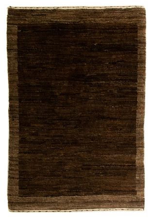 Tapis Gabbeh - Indus - 88 x 58 cm - marron foncé