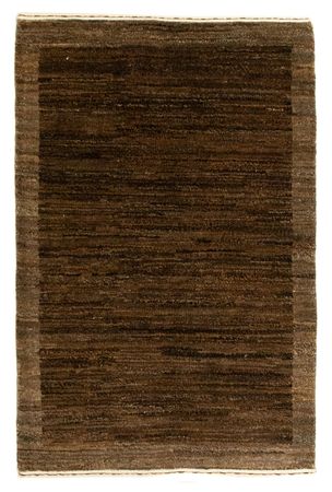 Tappeto Gabbeh - Indus - 93 x 60 cm - marrone scuro