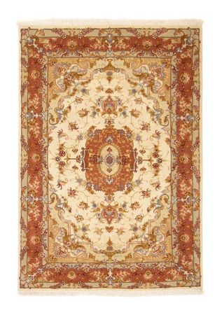 Perzisch tapijt - Tabriz - Royal - 150 x 100 cm - beige