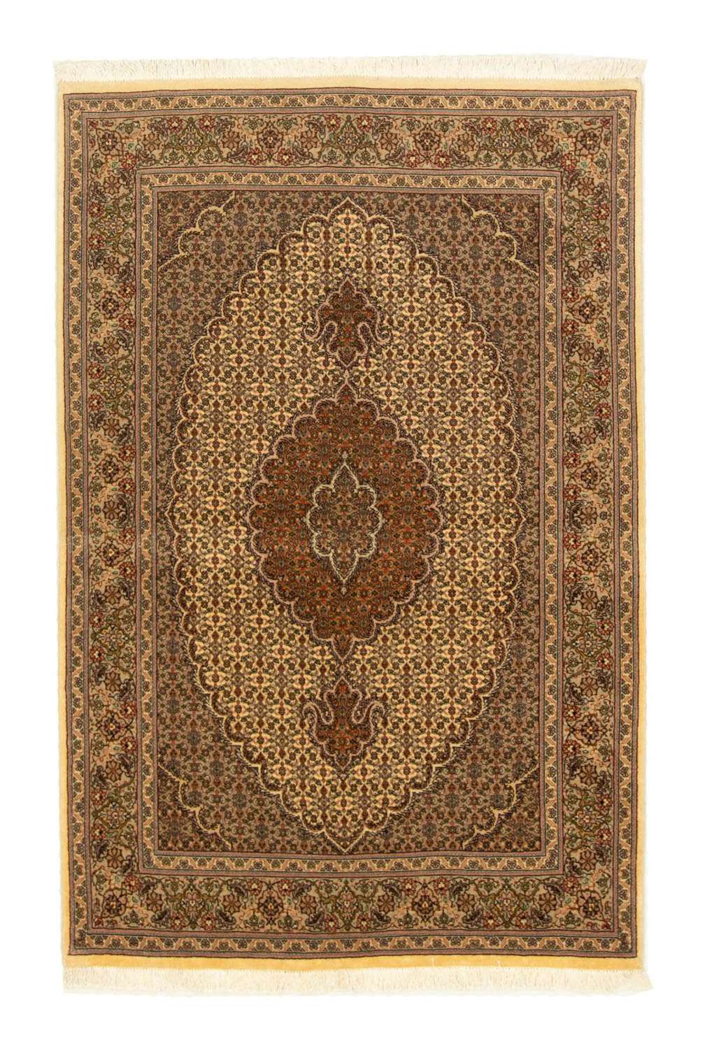Perzisch tapijt - Tabriz - Royal - 160 x 103 cm - beige